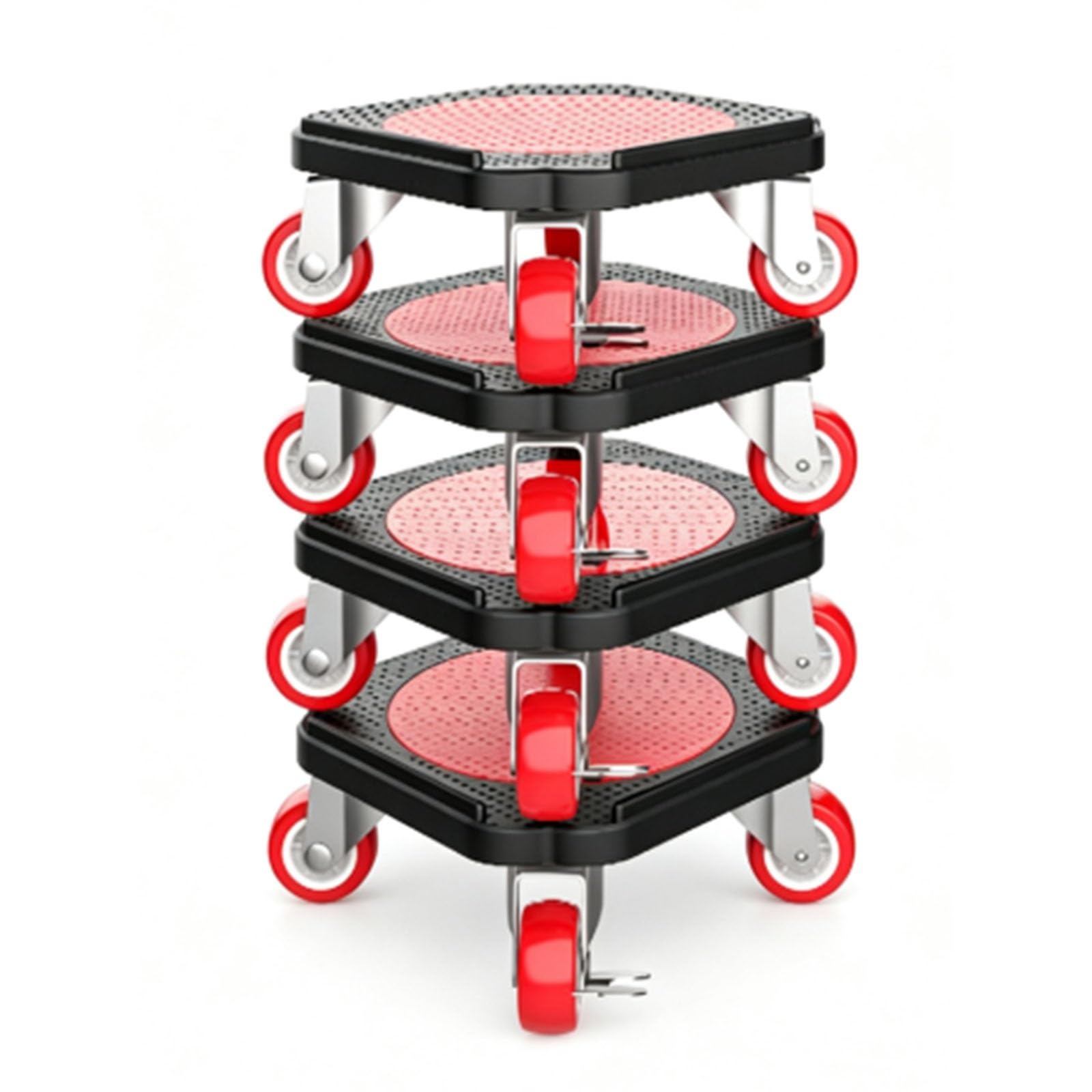 Steel Wheel Machinery Skate Dolly, dostarczany z łomkiem