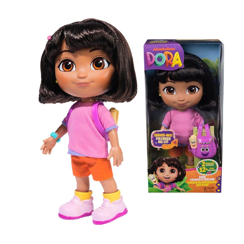 Spin Master Lalka Dora The Explorer 30 cm z dźwiękiem i akcesoriami