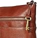 Fossil Women's Fiona Leather Large Crossbody Handbag, Brown