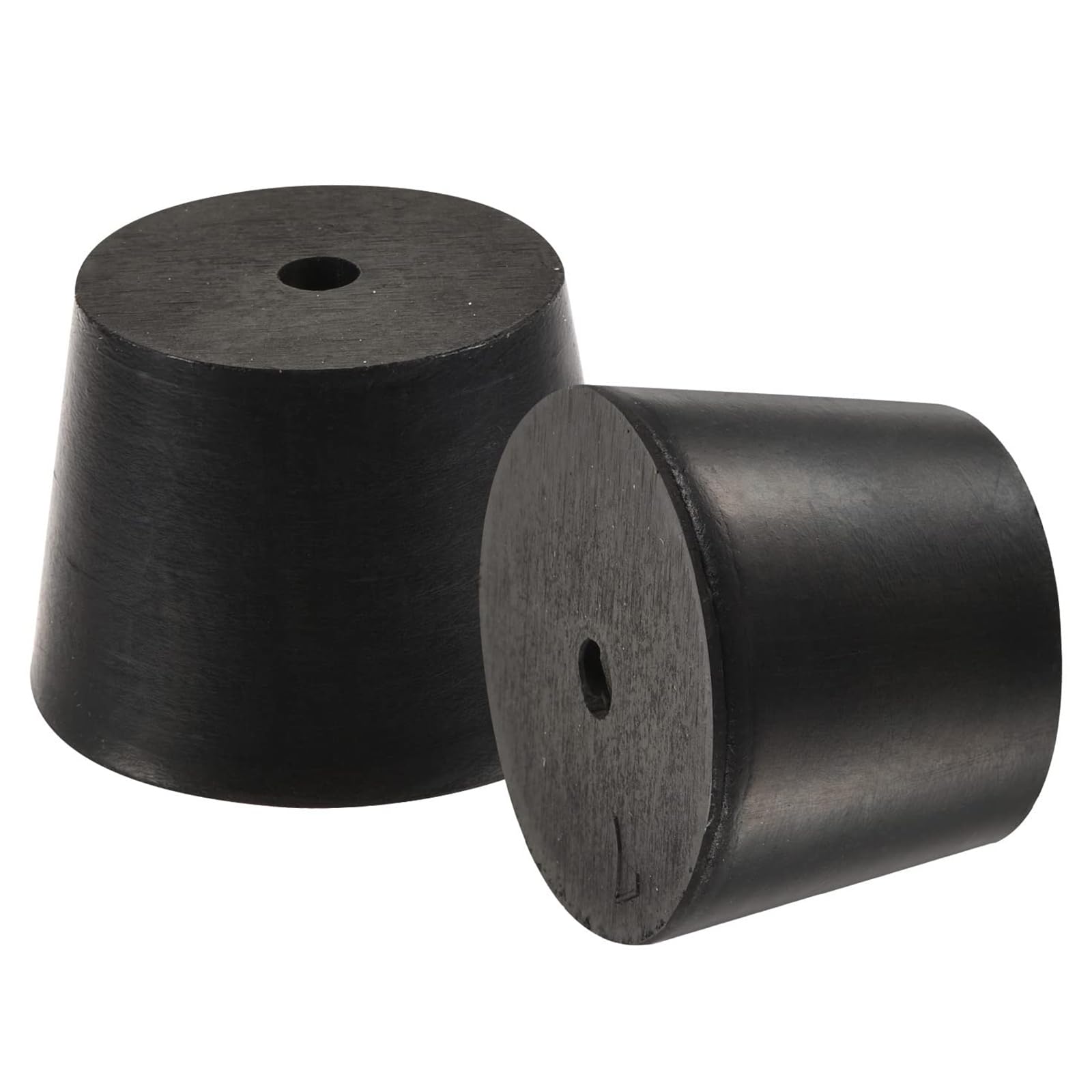 ROWORKX 30-37mm Rubber Tapered Plug, 5Pcs Black Solid Rubber Stopper