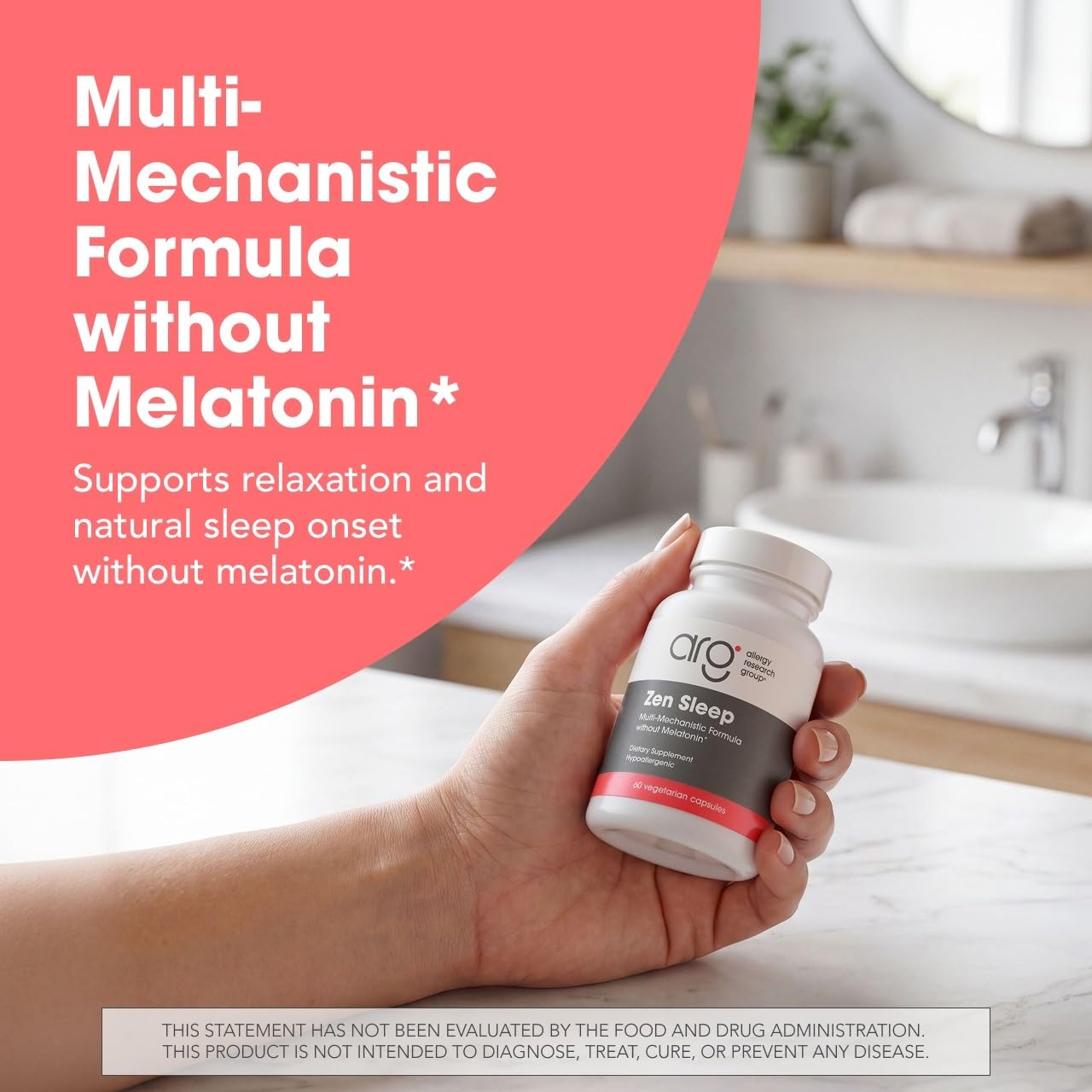 Allergy Research Group ARG Zen Sleep L-Theanine GABA and 5-HTP, 60 Capsules — Amazon image 2