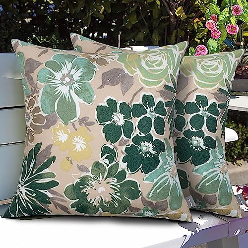 Magpie Fabrics Patio Pillow with Insert 18"x18", Set of 2,