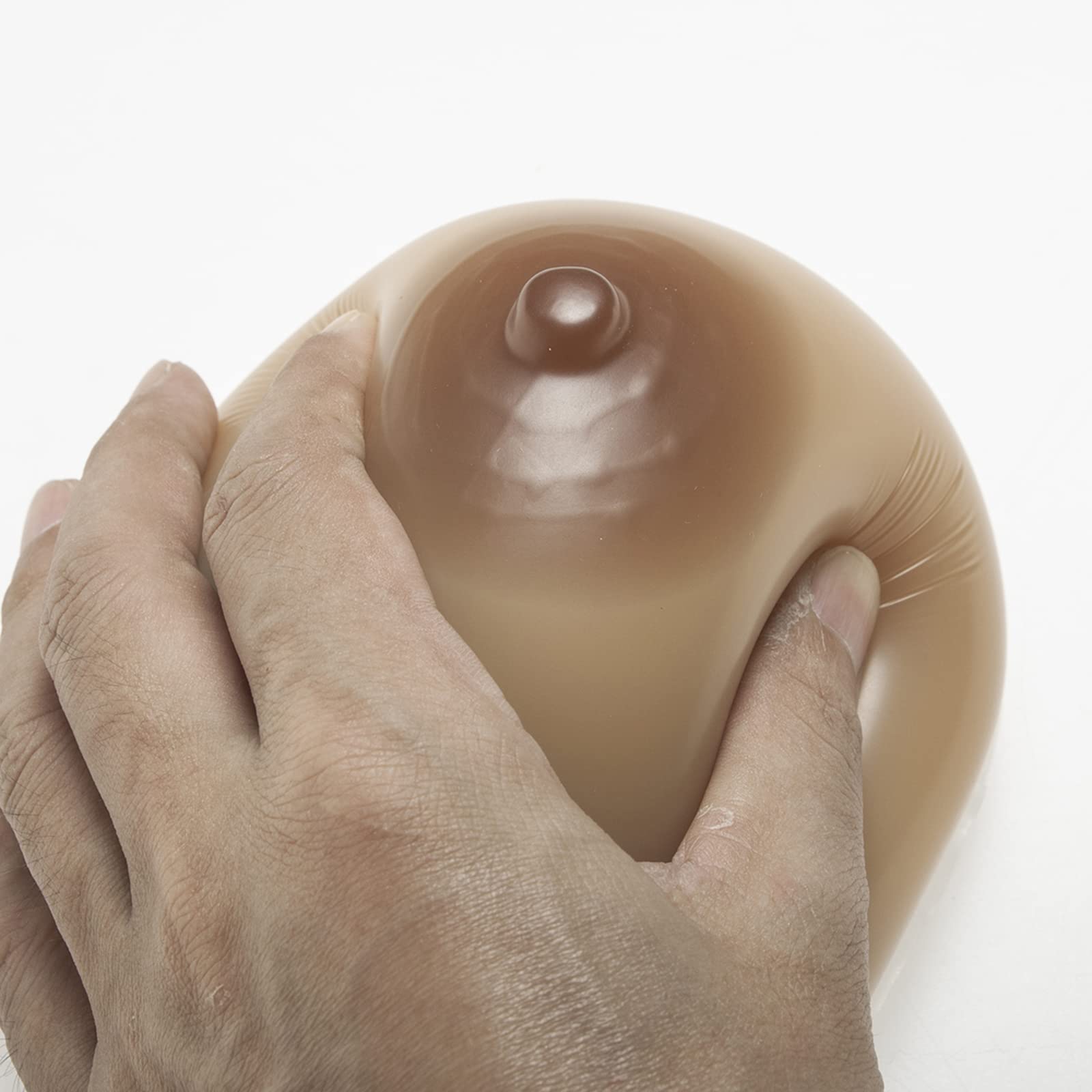 HDFU 1 Par De Formas De Pecho De Silicona – Insertos Autoadhesivos Para Prótesis De Tetas Falsas Para Mastectomía, Color 0.12 Oz/par