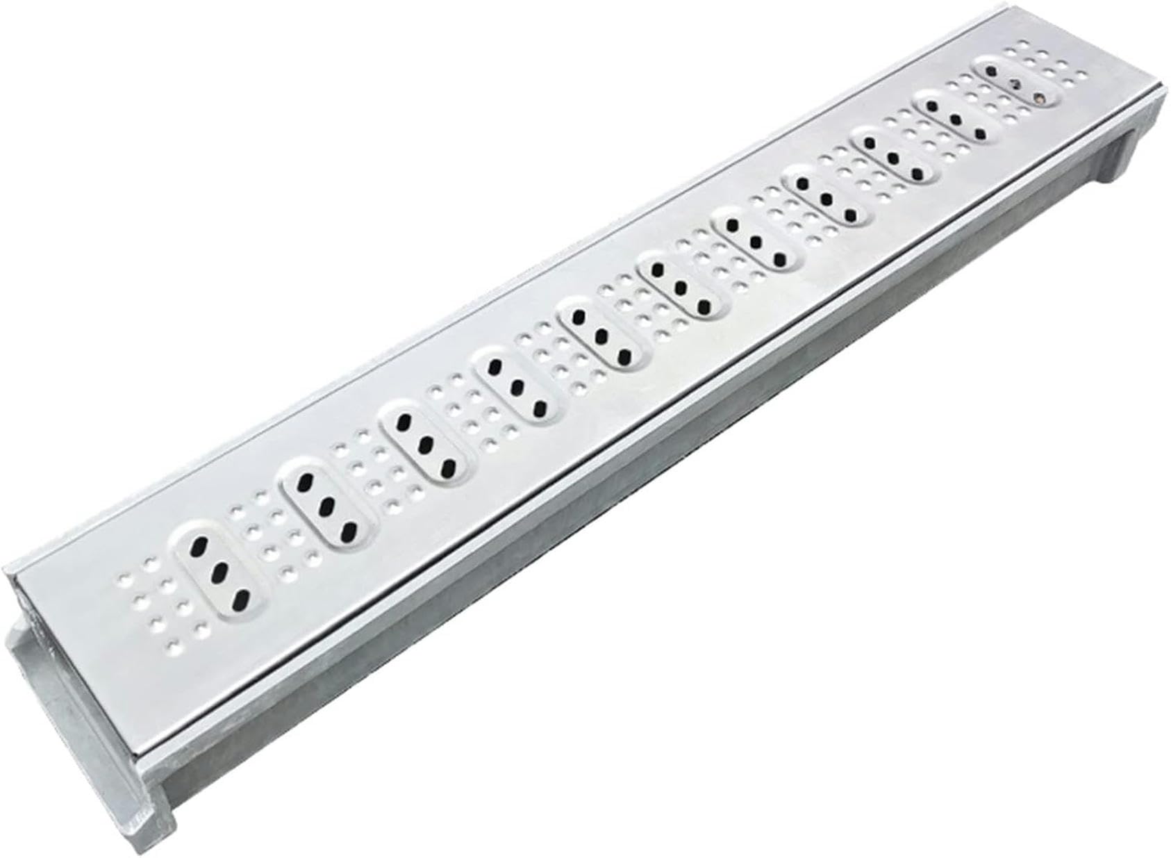Caniveau exterieur anti stagnation d'eau pour allée et piscine