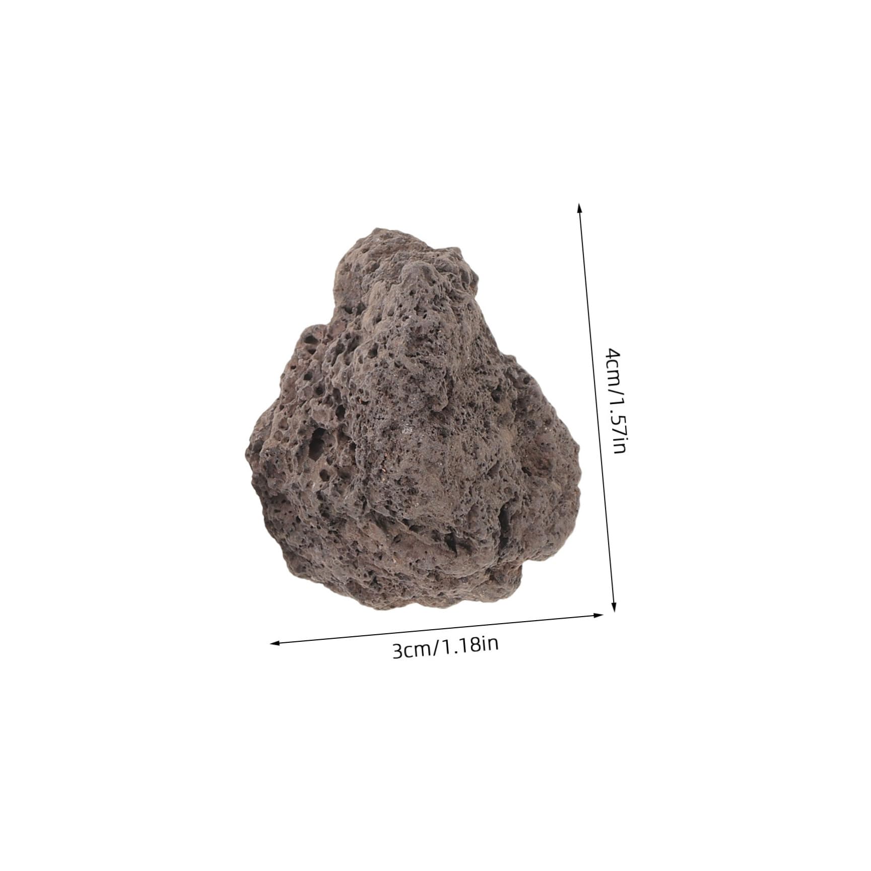 Kamienie wulkaniczne pumeksowe do akwarium - żwir do akwarium, kamień dekoracyjny do miniaturowych ogrodów wróżek, terrariów, kąpieli dla ptaków, 1,1 kg