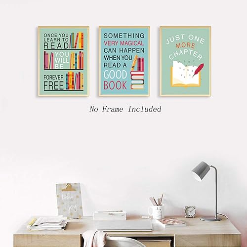 Miniatura 4 de CHDITB Impresión en lienzo enmarcada en el bosque, decoración de guardería del bosque para niños y niñas, imágenes de animales para decoración de