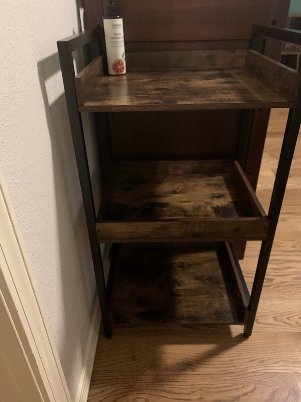 13/mo Finance Rolanstar 5Tier Storage Rack, Rustic FreeStanding