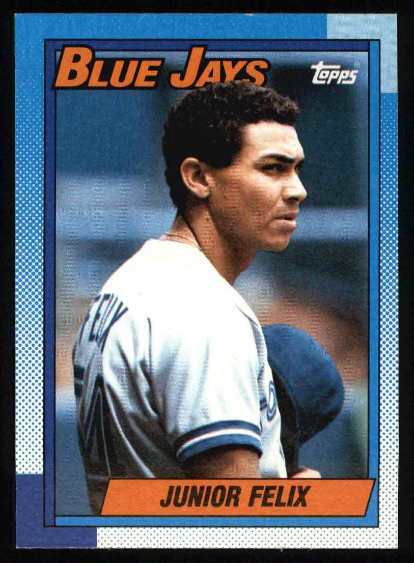 Amazon.com: 1990 Topps #347 Junior Felix Toronto Blue Jays