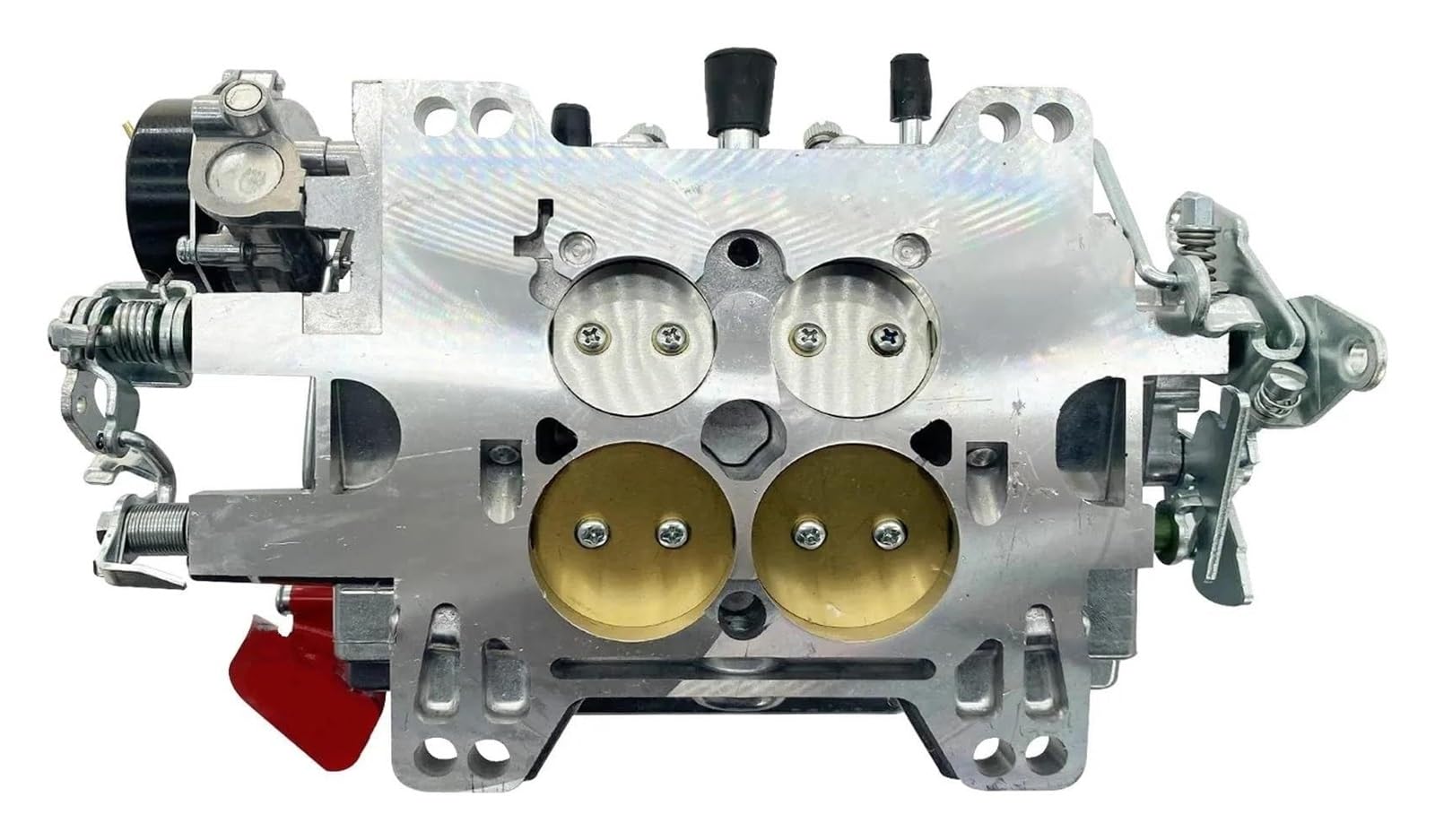 Vergaser Reparatursatz Umbausatz Für AVS2 Serie 650 CFM Ringförmiger Vergaser Booster Satiniert Finish (Elektrischer Choke) 1906 4-Fach