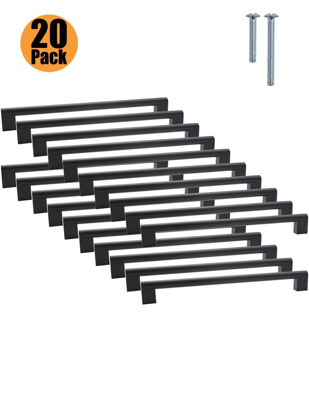 Buy PinLin 20 Pack Black Handles Hole Center 288mm Square