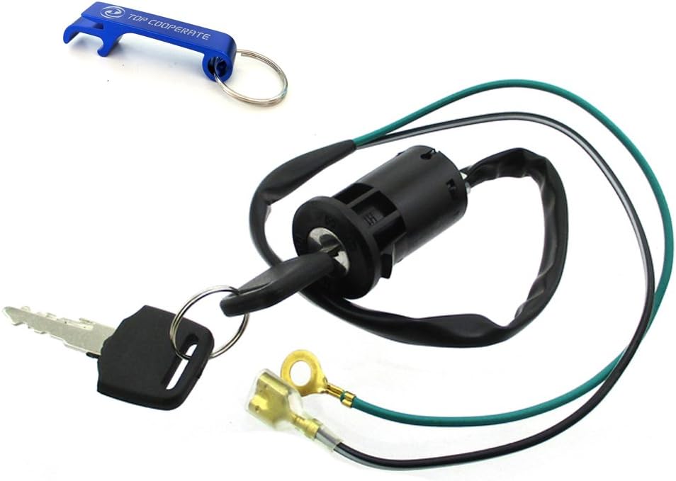 TC-Motor 2 Wire Ignition Key Switch for Mini Dirt Pocket Bike Kids ATV Quad Go Kart Cart Moto