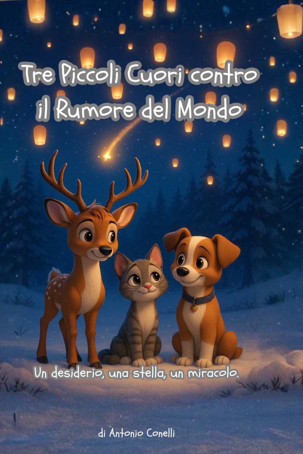Tre Piccoli Cuori contro il Rumore del Mondo, Fiaba Illustrata di Amicizia e Gentilezza e per Imparare che non Serve Rumore per Essere Felici, per ... e Gentilezza nella Notte di Capodanno