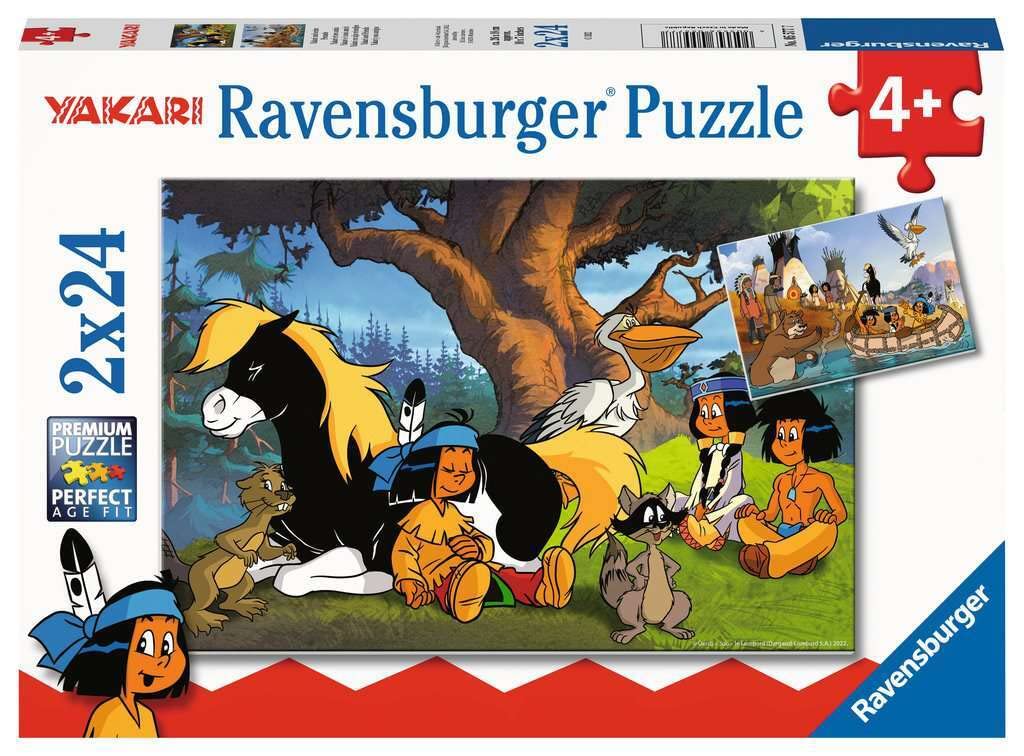 Ravensburger Kinderpuzzle Yakari und Seine Freunde