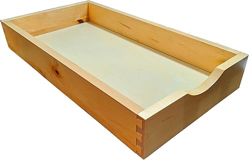 DIY - Cajones extraíbles de 11 pulgadas para gabinete de cocina cajón de madera bandeja rodante para gabinete de almacenamiento pequeño organizador