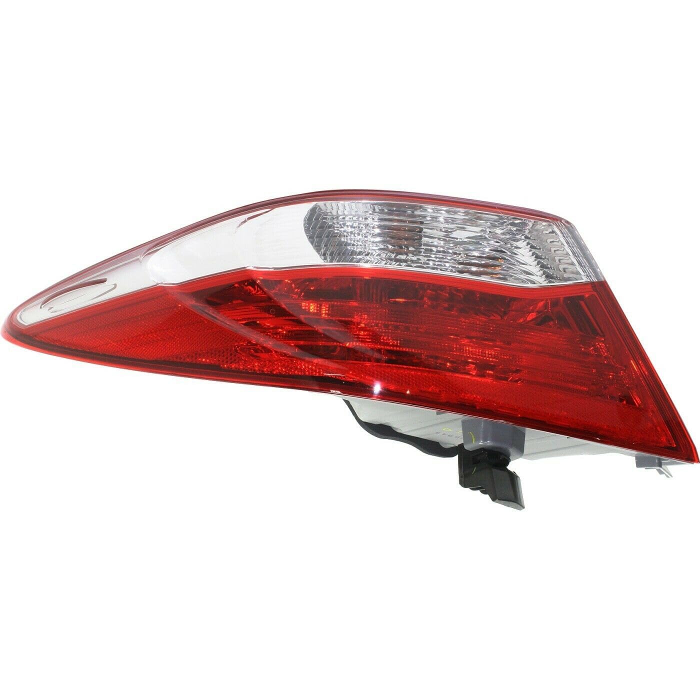 Tail Light Assembly Left Driver Outer Side Red Bulb Socket for Toyota for Camry LE/SE/XLE 15-17