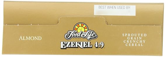 Ezekiel 4:9 Sprouted Whole Grain Cereal, Almond, 16 Ounce (Pack of 6)