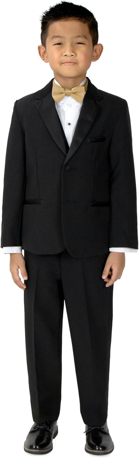Spring Notion Big Boys' Modern Fit Tuxedo, No Tail