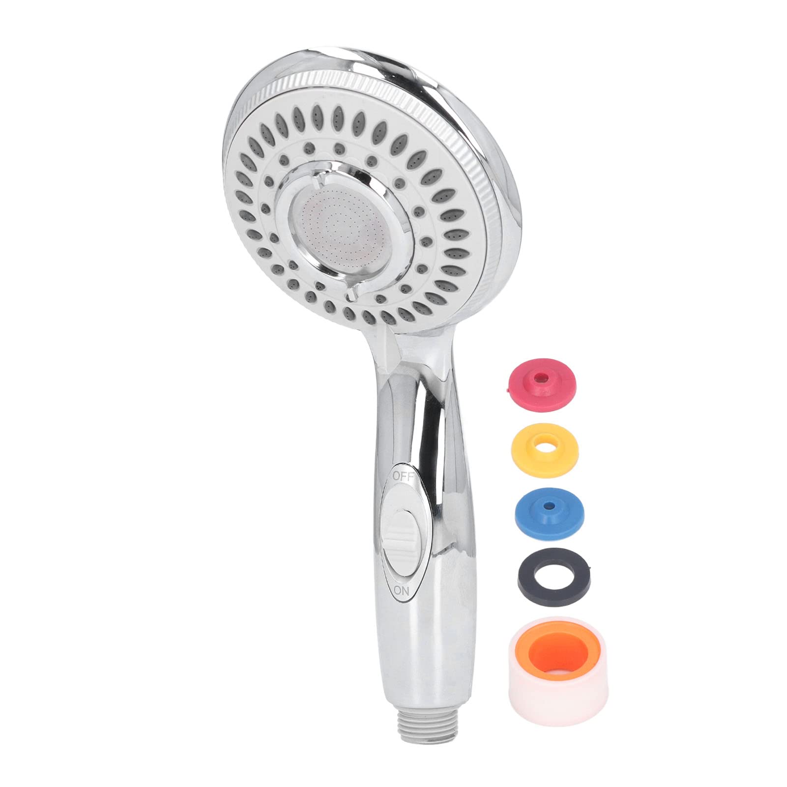 Pommeau de douche à main G1/2 pulvérisateur de douche 4 vitesses avec joints économie eau