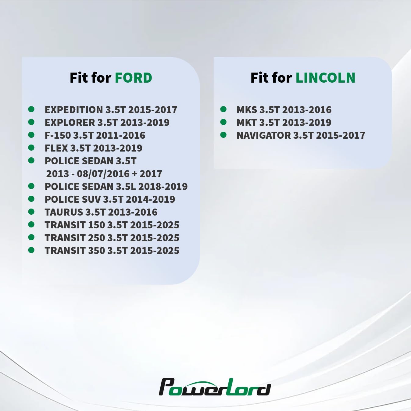 PLA01 Ignition Coils Pack with Spark Plugs for Ford 3.5T 2011-2016 F-150, 2013-2019 EXPLORER, 2015-2025 TRANSIT, 2013-2016 TAURUS, 2015-2017 EXPEDITION etc., OE# BL3Z12029A, BL3Z12029B, BL3Z12029C