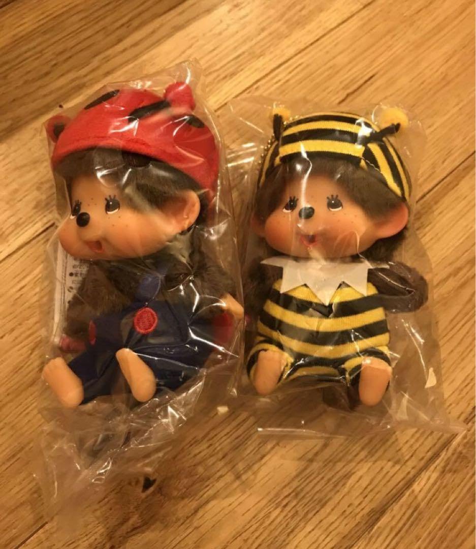 Amazon.co.jp: 2個セット てんとう虫 ミツバチ モンチッチ 顔でかSS 