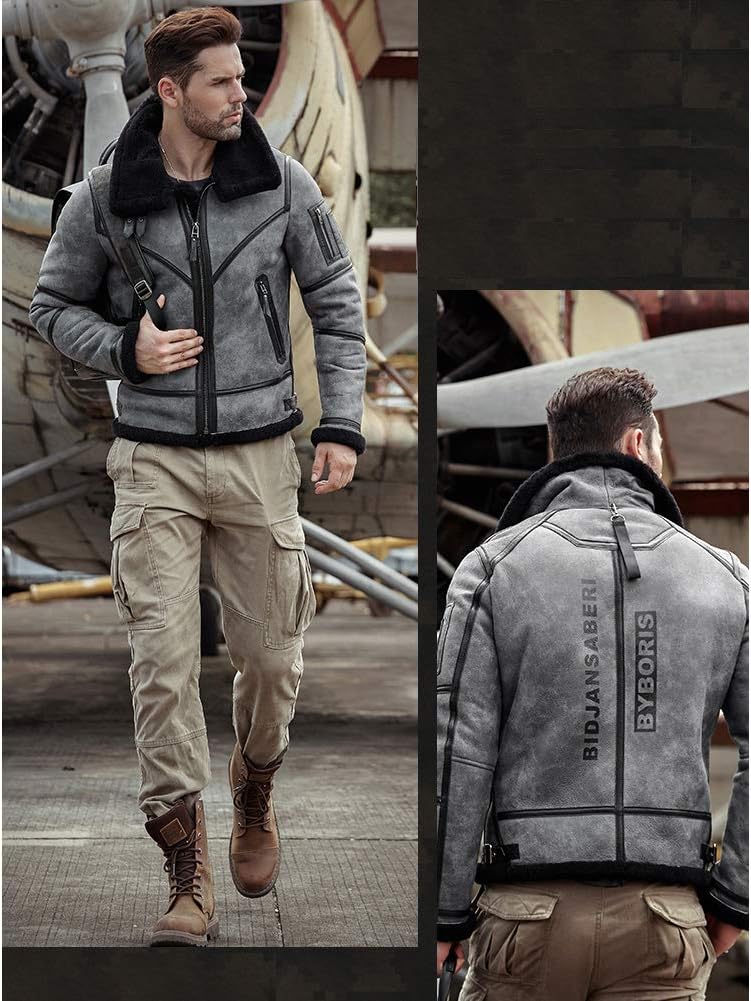 ムートン コート 羊毛皮 希少美品✨ MABRUN ムートンコート フード付き