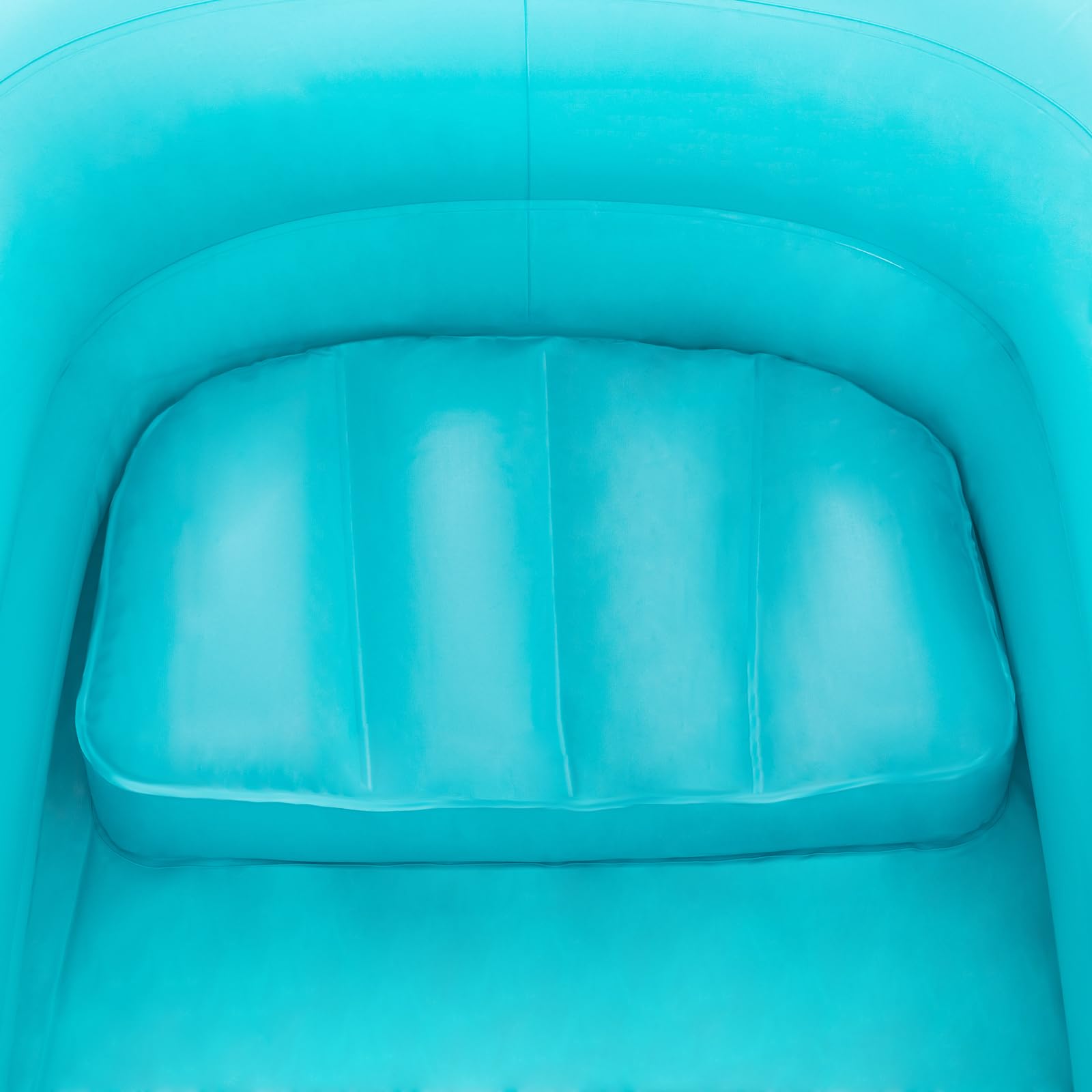 Set di vasca da doccia gonfiabile, semplice sistema doccia a letto, aiuto per il bagno a letto per disabili, anziani, allettati, vasca da bagno pieghevole, doppio strato con sacchetto d'acqua e pompa