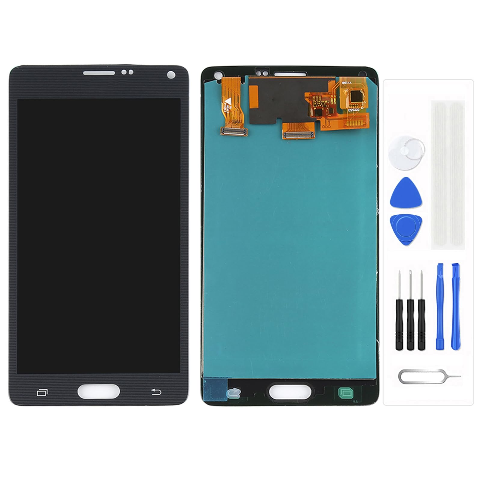 Générique Écran LCD pour Galaxy Note 4 N910 N910A N910H N910P N910R4 N910T N910V N910F N910W8 Écran LCD Ensemble de numériseur Tactile Remplacement d'écran Noir