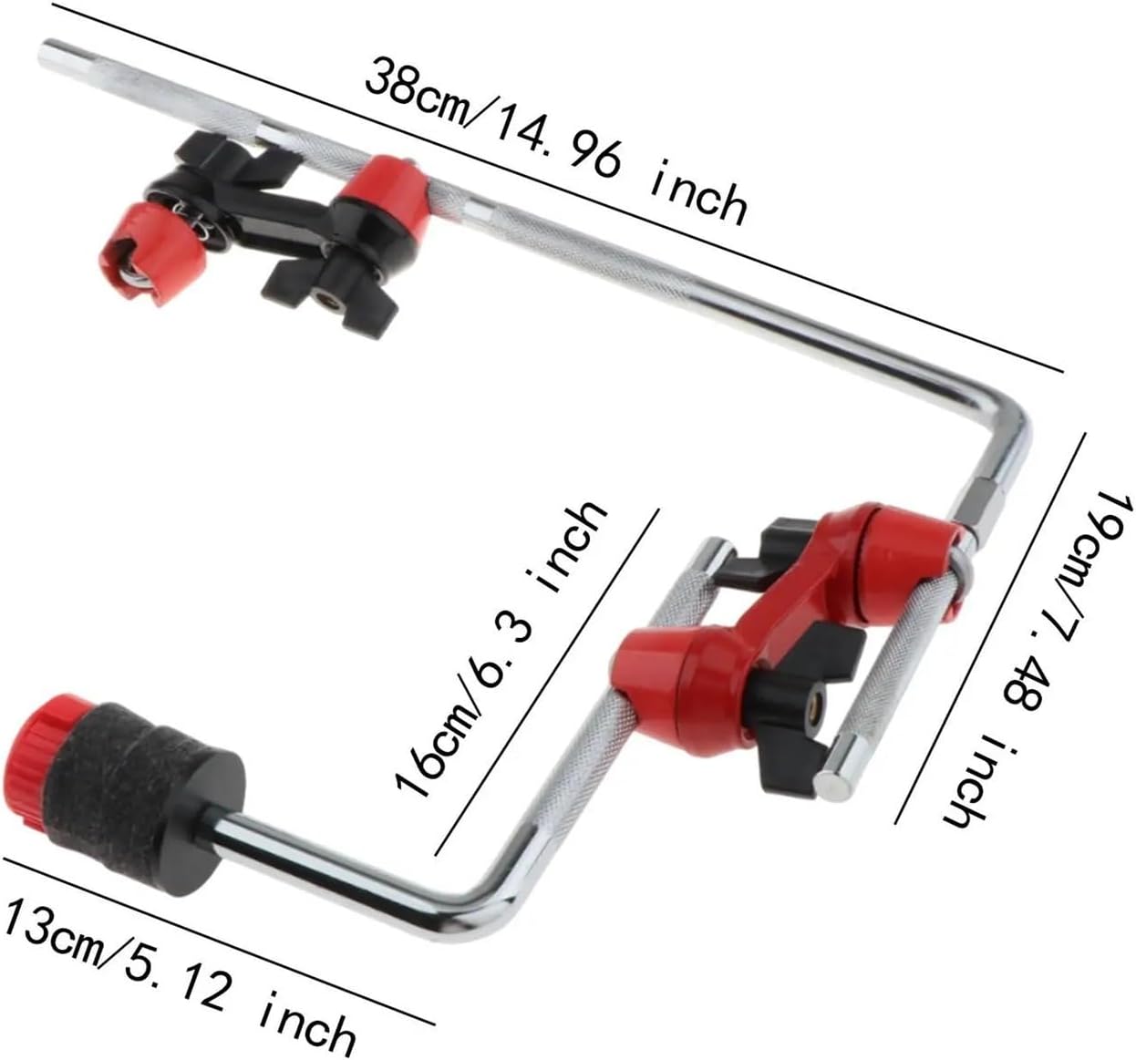 Drum Hardware Double Tom Holder Stand Mount for Drum Set Accessories for Instrument Bass Drum Tom Drum cymbal stand(B)