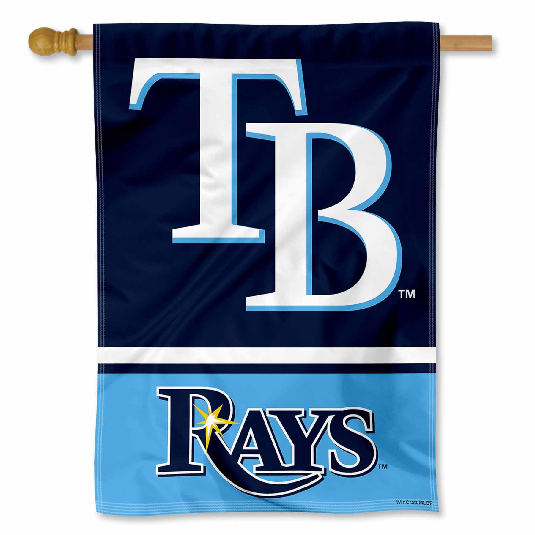 Tampa Bay Rays Double Sided House Flag