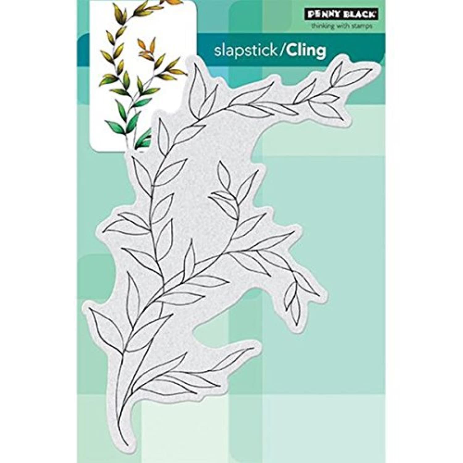 Penny Black Gummi-Stempel Montiert – Caroling Tree Motiv Für Stempel-Projekte & Karten