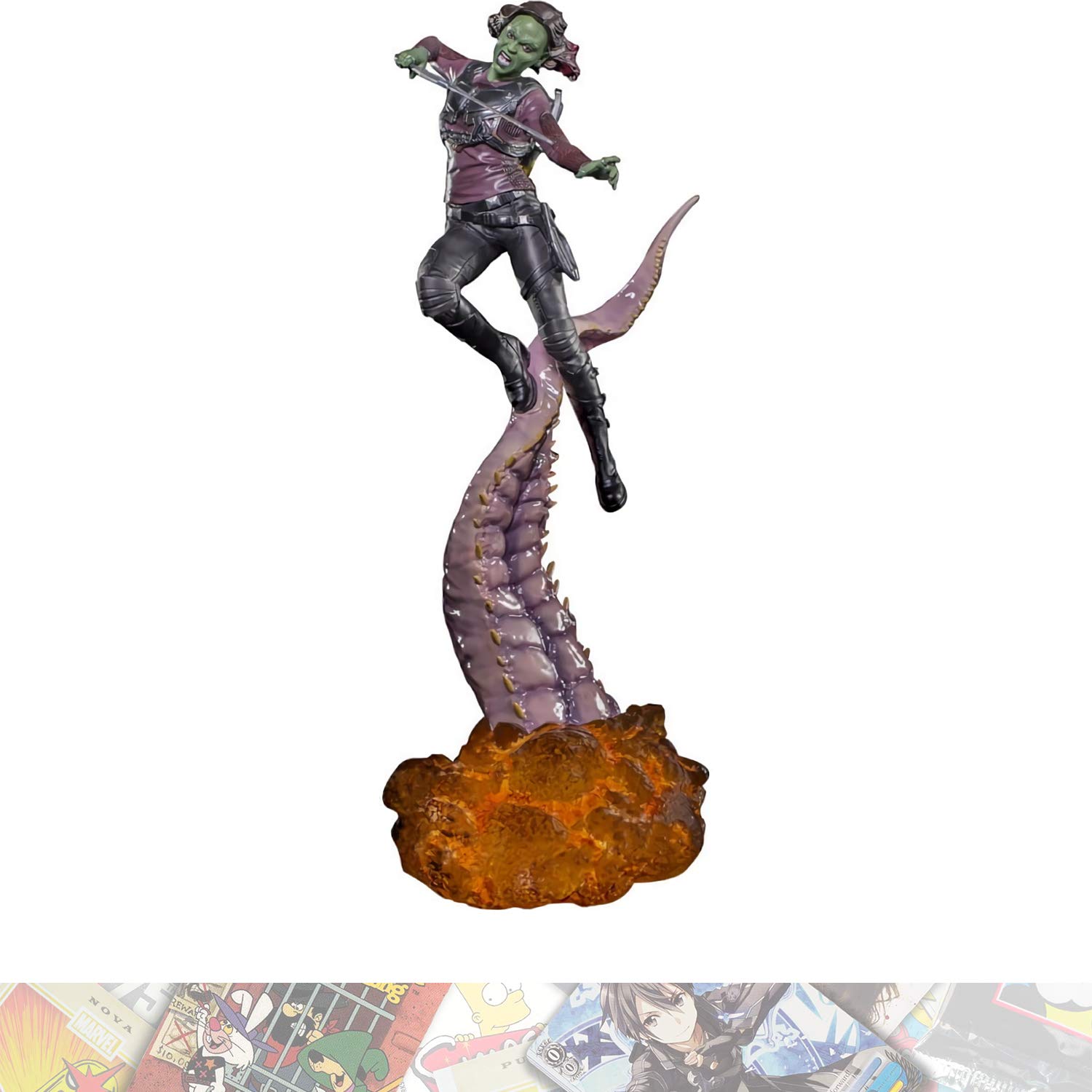 Figurine Gamora 1/10 diorama de combat comics Iron Studios INS30073