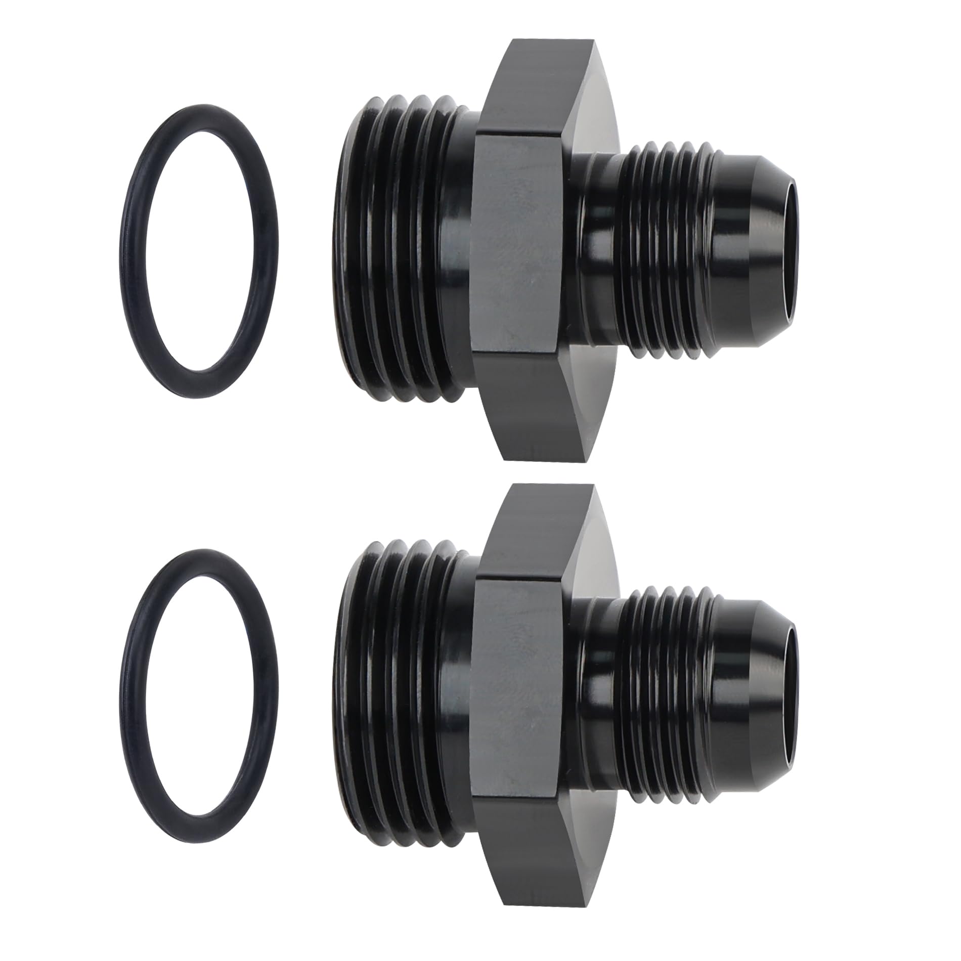 EVIL ENERGY 8AN Flare to AN12 ORB Male O-Ring 2PCS Fitting Adapter