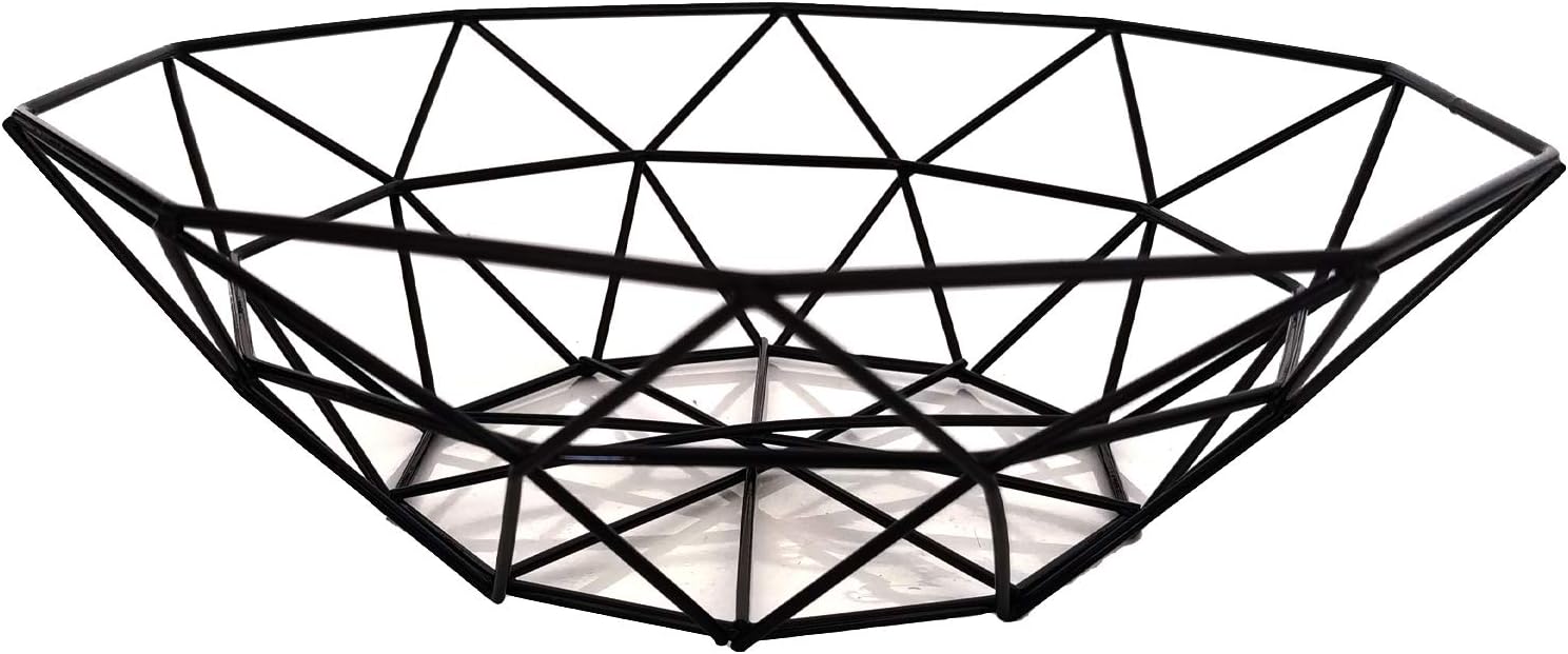 TEETOOKEA Decorative Metal Wire Fruit Bowl – Stylish Storage for Kitchen & Countertop TEETOOKEA Decorative Metal Wire Fruit Bowl – Stylish Storage for Kitchen & Countertop