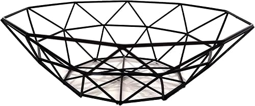 Frutero de alambre de metal, cestas de almacenamiento de frutas de Iron Arts para encimera de cocina, encimera, decoración del hogar, centro de mesa