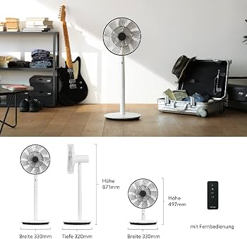 BALMUDA The GreenFan | 2021 | Floor / Table Fan | DC Motor | Quiet
