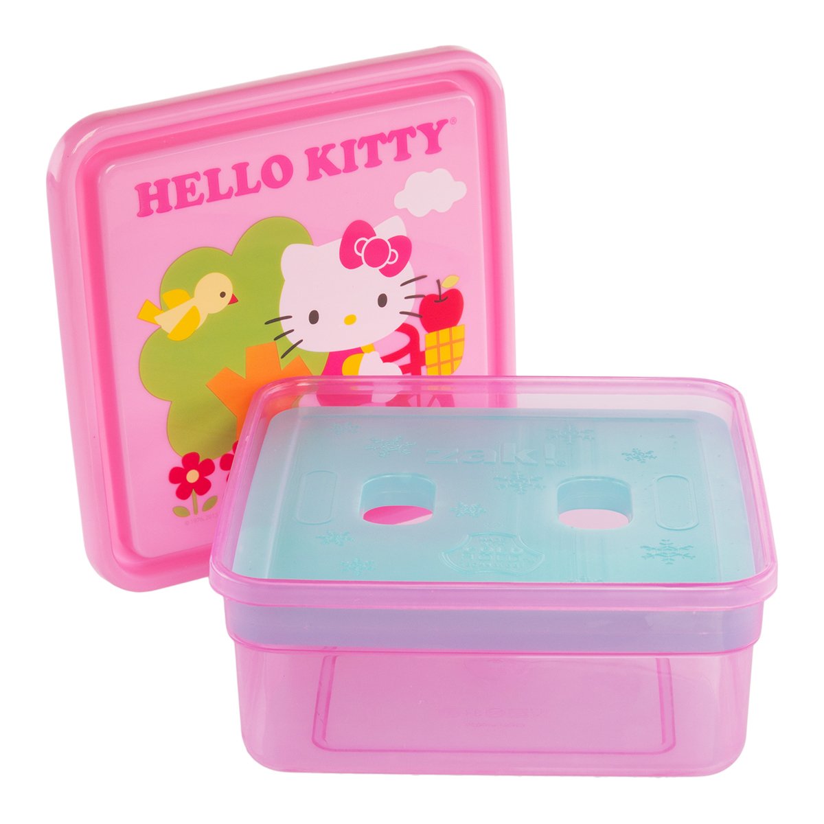 Hello Kitty Lunch Box (3 Pack) 26oz Zak Design And Sanrio Plastic Food Storage Containers, Meal