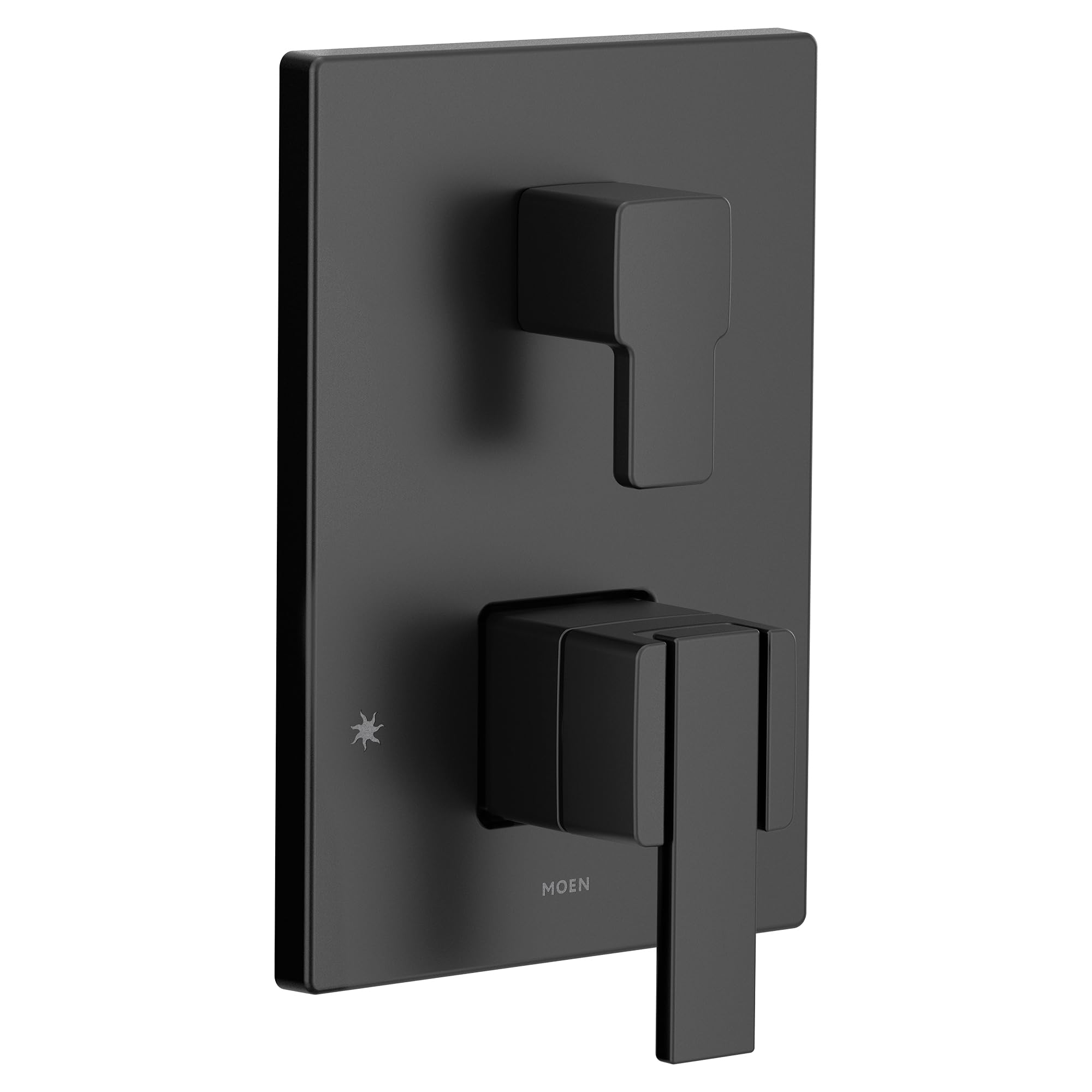 Moen 90 Degree Matte Black M-CORE 3-Series 2-Handle Shower Trim