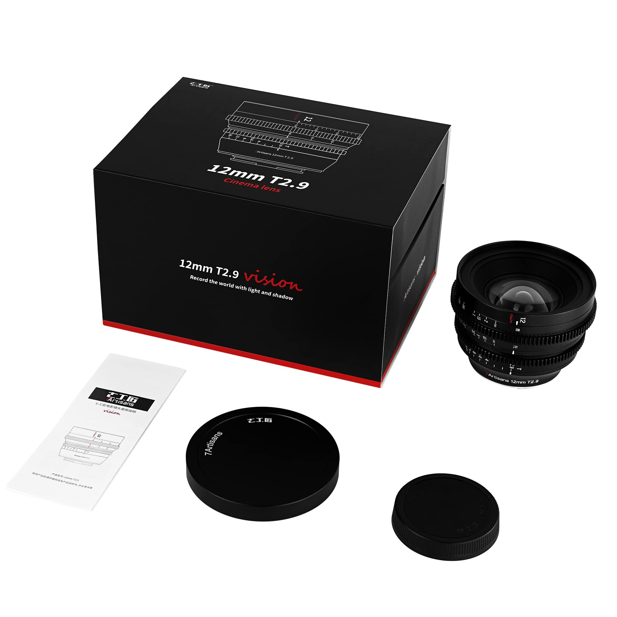 Amazon.co.jp: 7artisans 12mm T2.9 広角シネレンズ 10群12枚