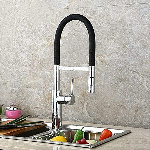 Robinet de cuisine extensible pour nettoyer facilement les grands récipients