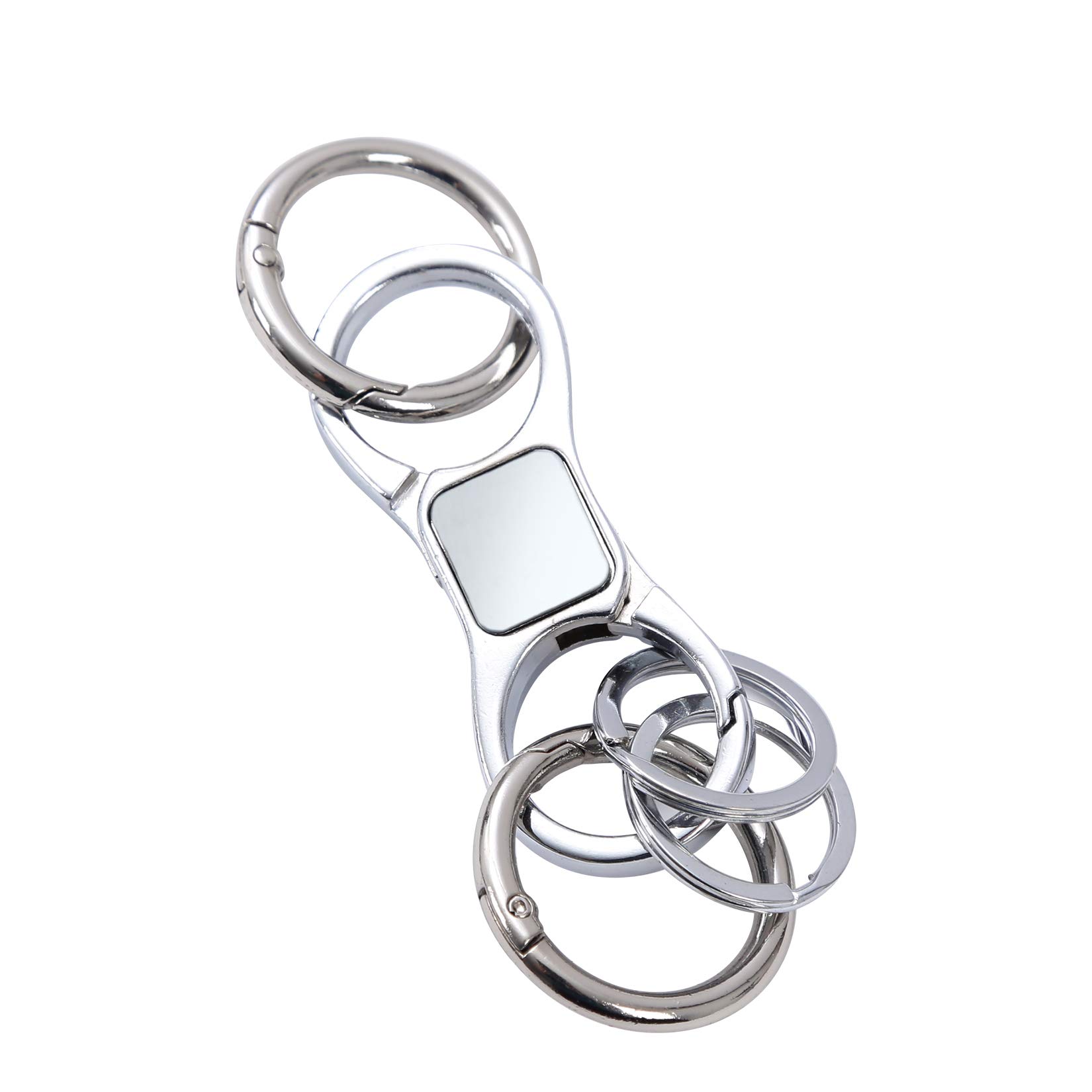 DAYGOS Key-Chain with Quick-Release Spring Clip Keyrings - Heavy Duty Car Keychain for Men or Women