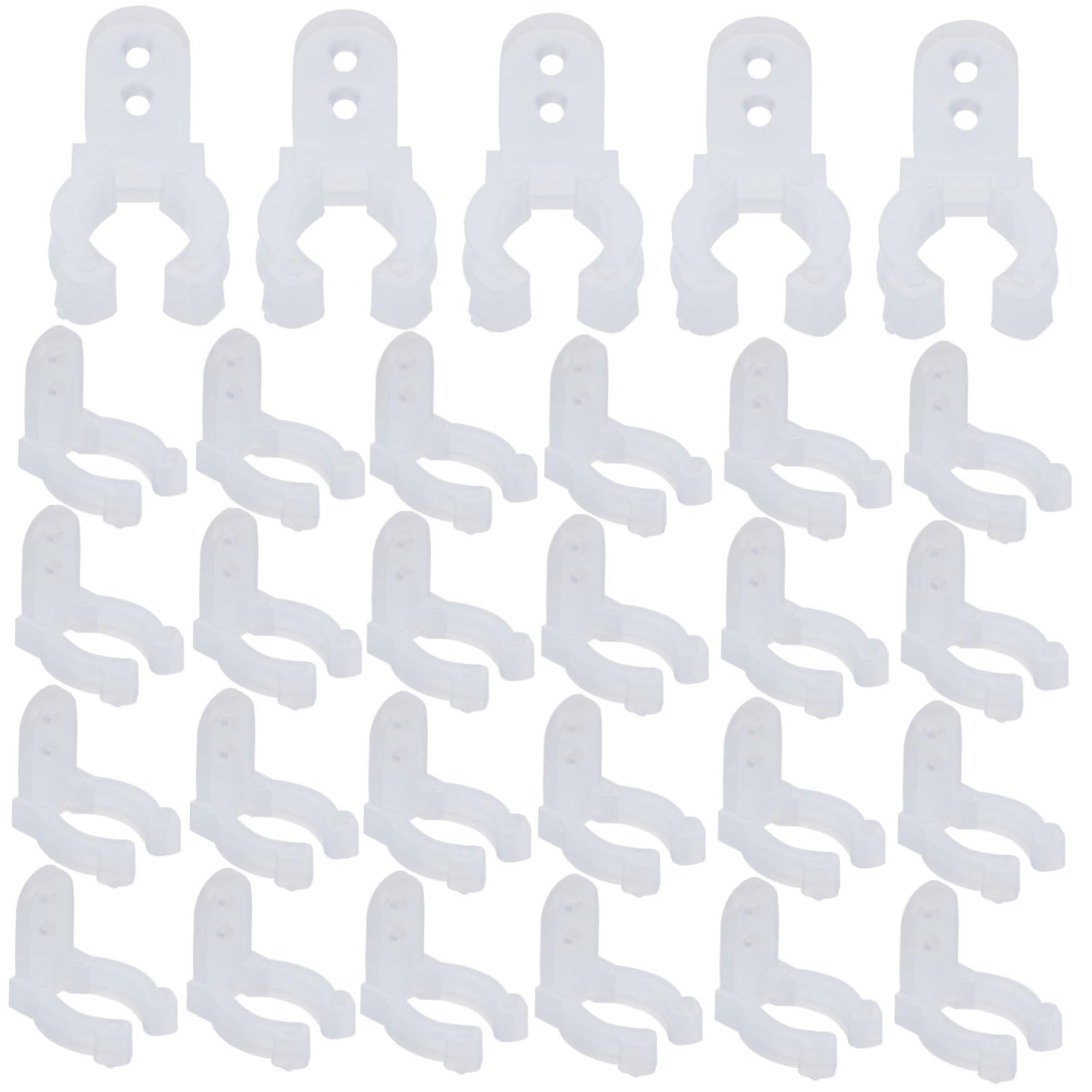 Garneck Led Rope Light Clips 30pcs Outdoor String Light Mounting Clips for Easy Installation