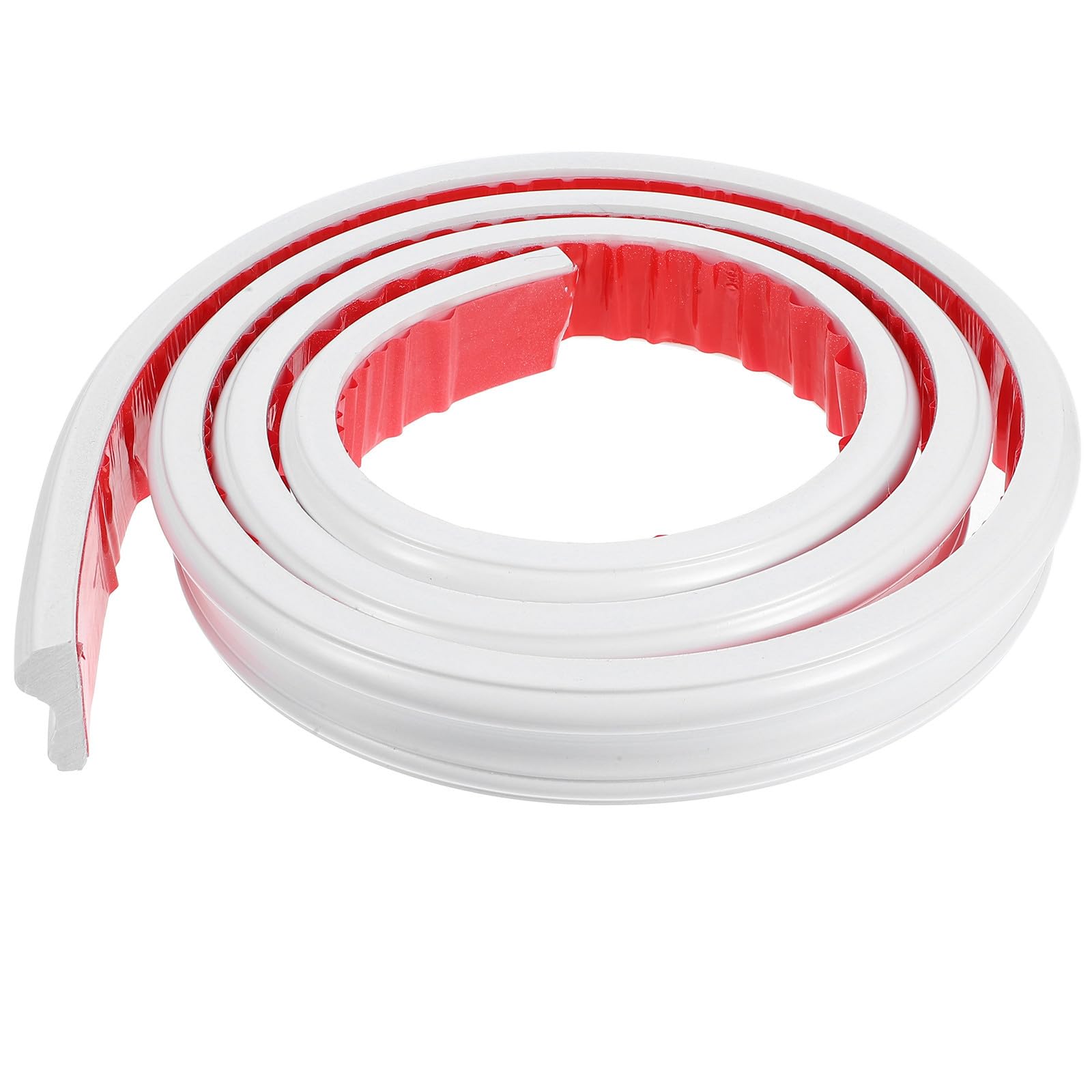 Moldura de pared autoadhesiva PVC blanco 2m para tapar juntas y perfiles