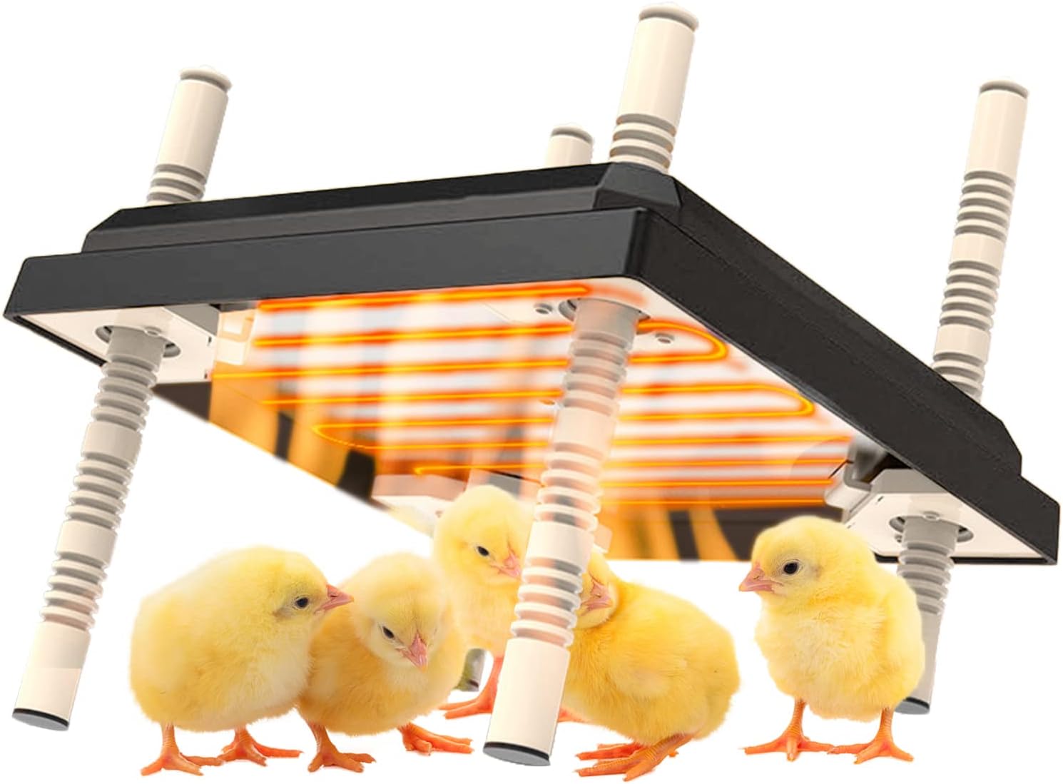 TUSAUW Chicks Brooder Heater, Heating Plate for Chicks, 10