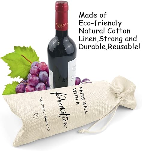 Miniatura 9 de LANBAIHE Bolsa de vino para regalos de trabajo, regalos de promoción, felicitaciones por el nuevo trabajo, regalo de despedida de compañero de