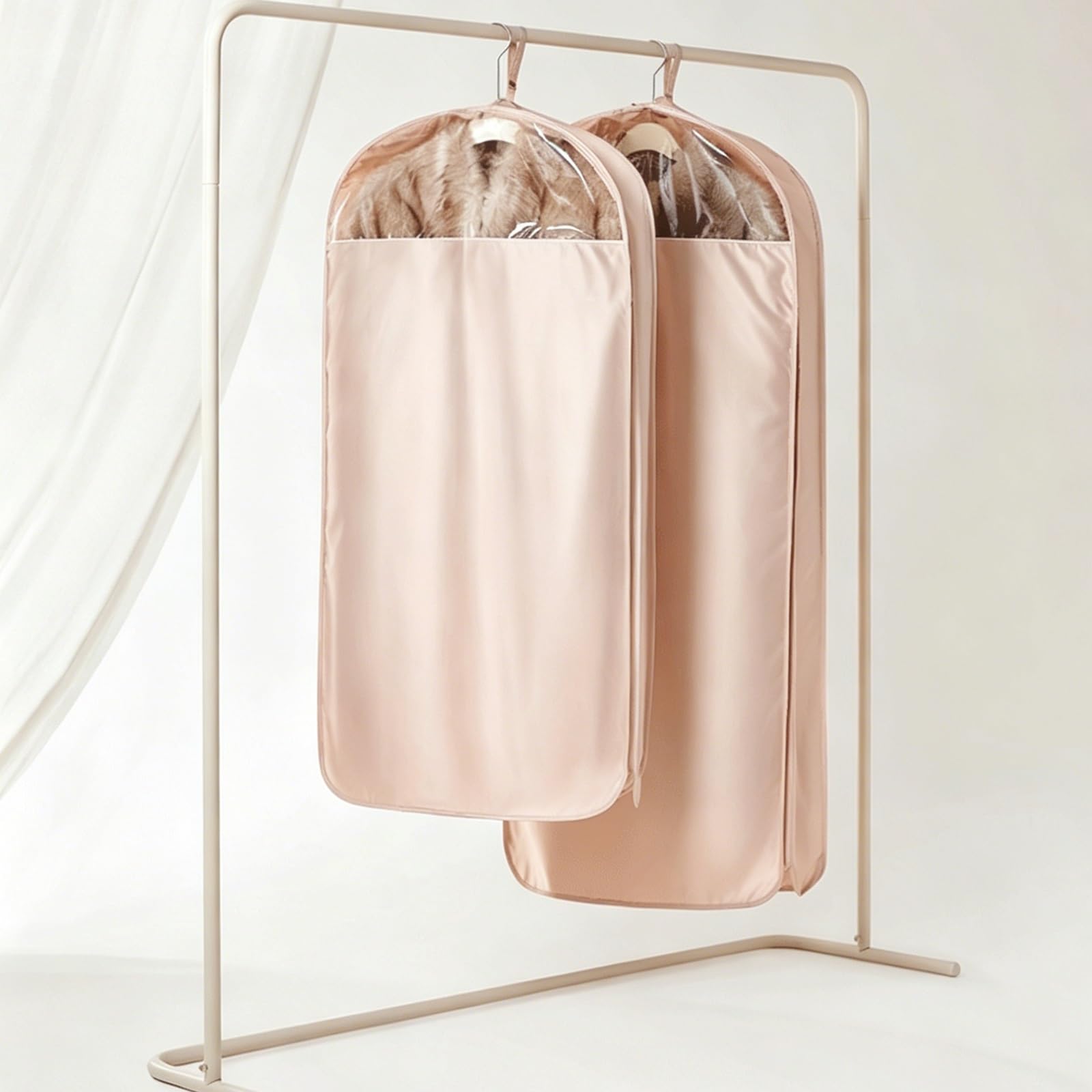 Funda Abrigos Armario, Porta Fatos la Ropa, Fundas Traje, Abrigos, Chaquetas de Seda y de Cuero