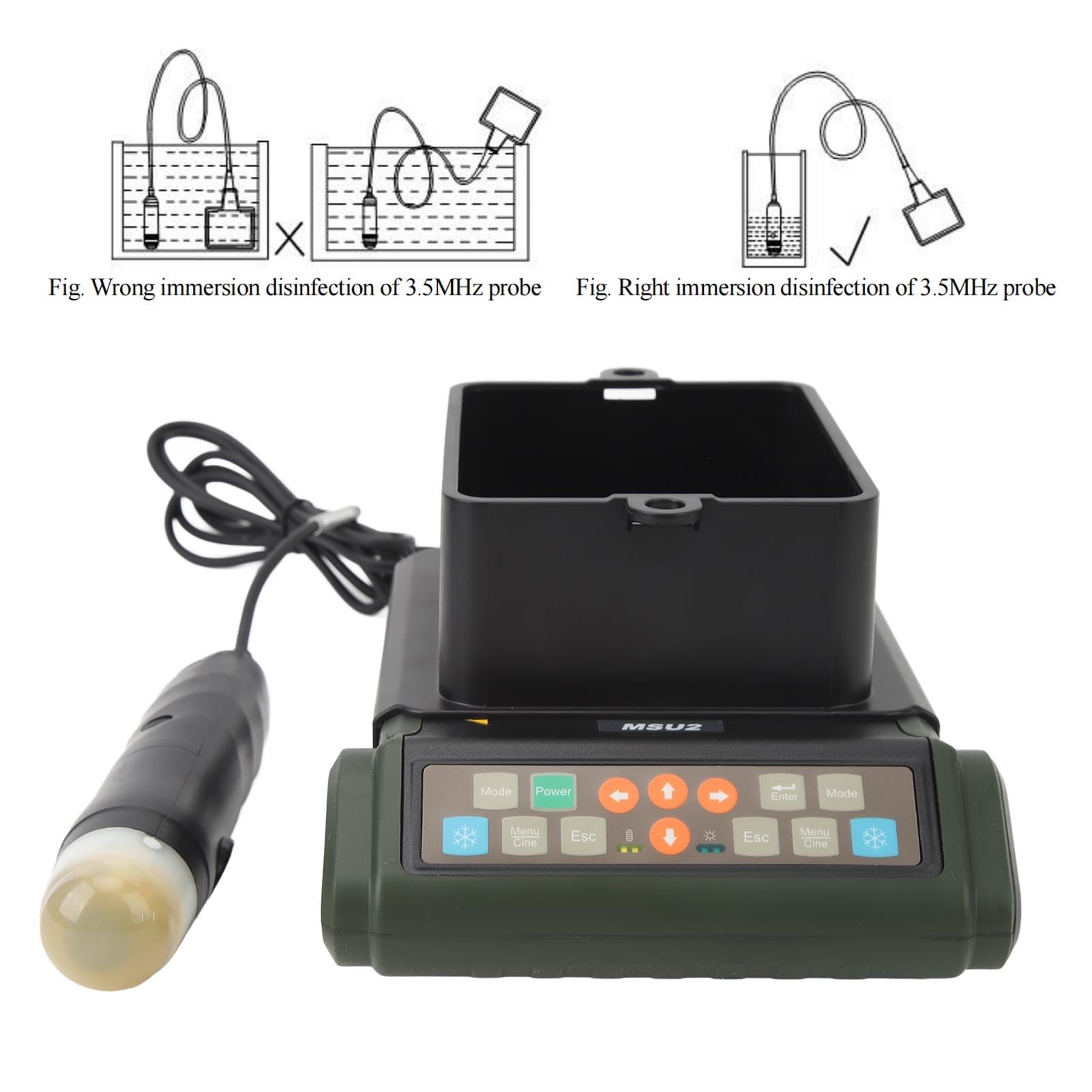 Ultrasounds Scanner Veterinary for Pregnancy, Veterinary B Ultrasounds Scanner Portable Animal Ultrasounds Pregnancy Tester Machine with LCD Color Display for Cattle Horse Goat 100 to 240V(#1)