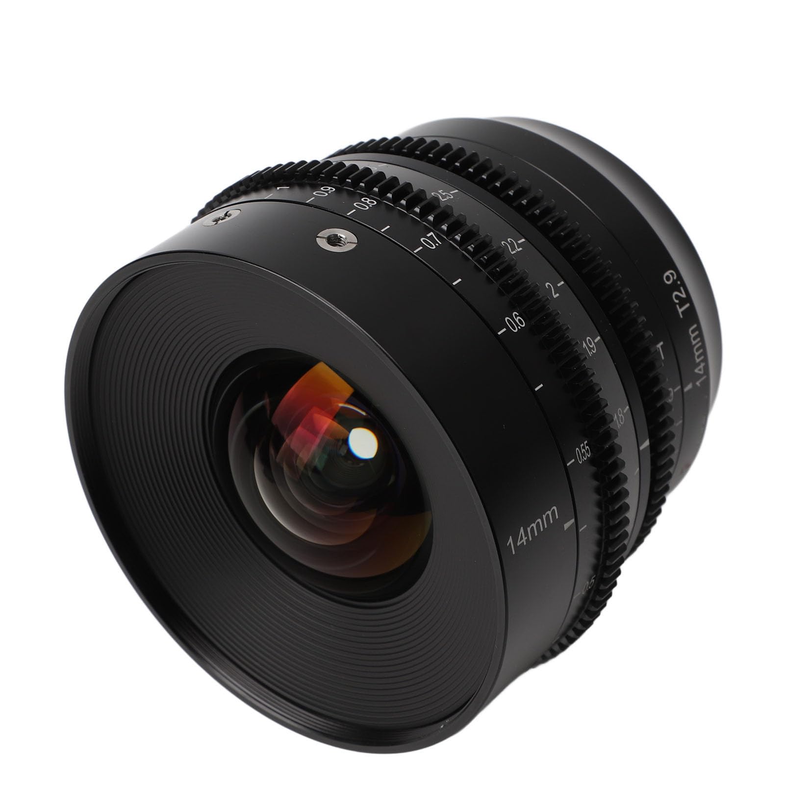 Obiettivo Cinematografico Ultra Grandangolare Full Frame T2.9 da 14 Mm Corsa di Messa a Fuoco a 270° Obiettivo Cinematografico con Messa a Fuoco Manuale per Fotocamere con