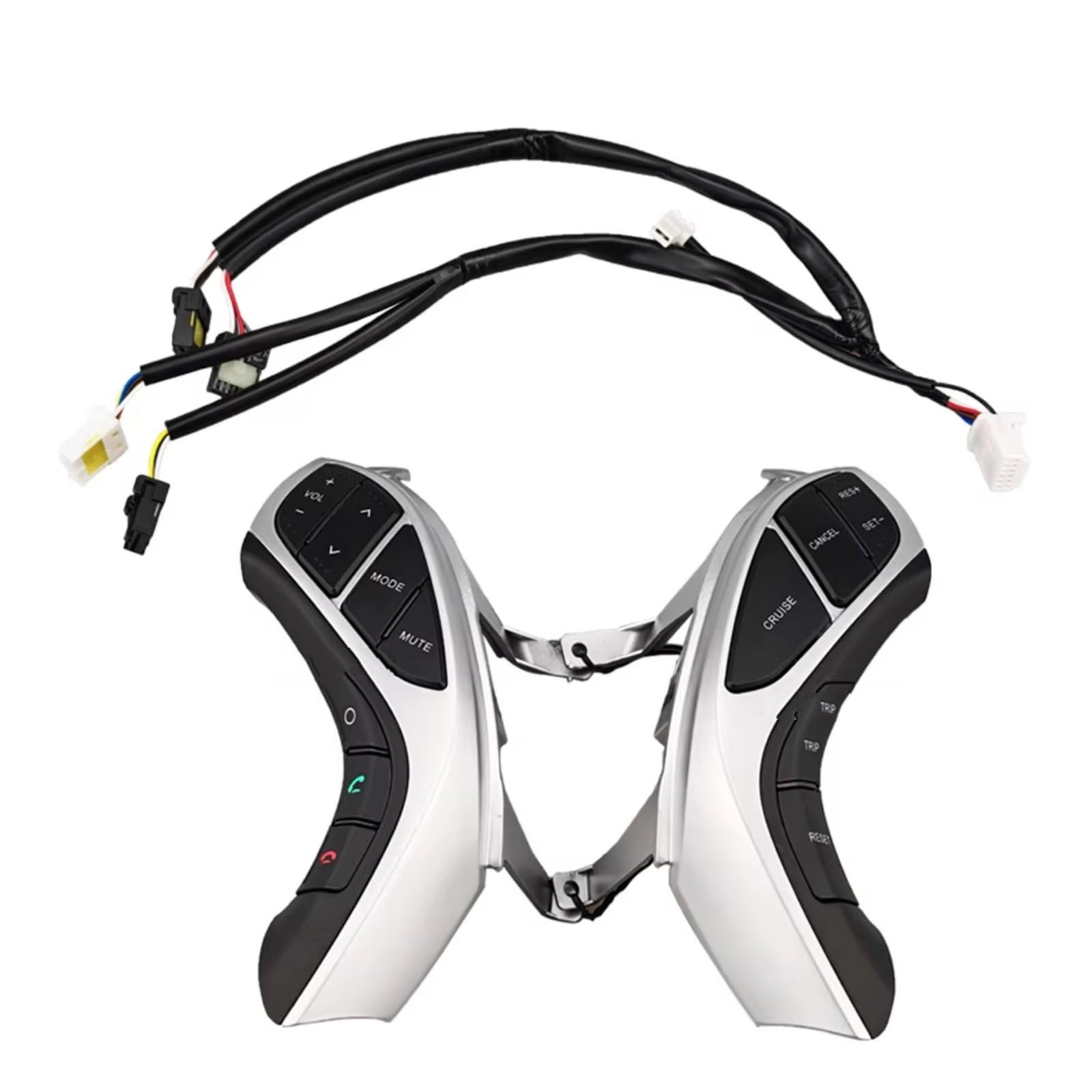 Compatible Con Hyundai Para Elantra AT MT 2012-2015 Para I30 2012-2014 Botón De Interruptor De Crucero De Audio De Volante De Control Multifunción autopartes