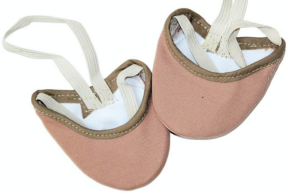 UnknownBALLET TOE HALF SHOE RHYTHMIC ARTISTIC GYMNASTICS DANCE DANCING SLIPPER BEIGE NUDE SKIN LYRICAL