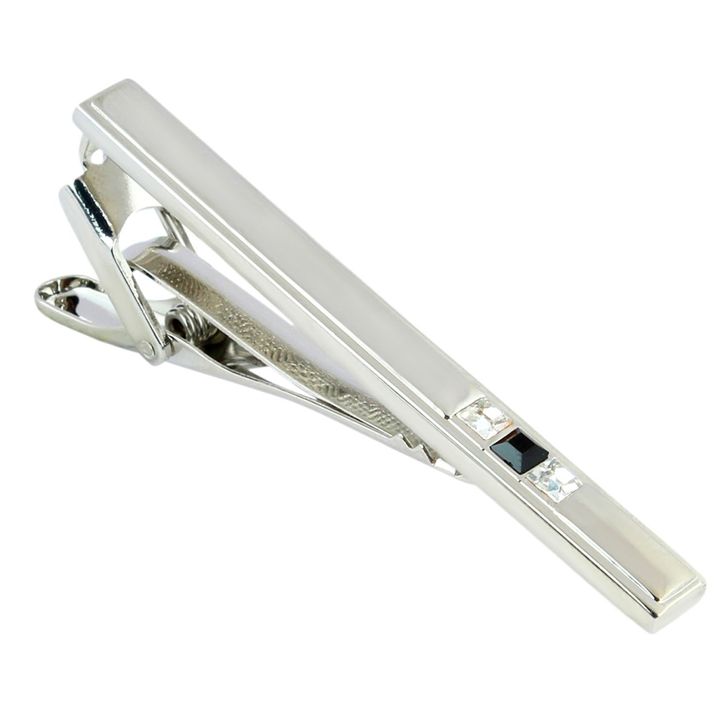 Peluche The Bling Bar - Silver Tie Pin for Men (B01BOM5KBQ) Amazon Price History, Amazon Price Tracker